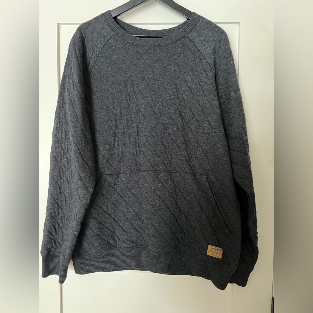 Eddie Bauer men’s Outlooker Quilted Crewneck